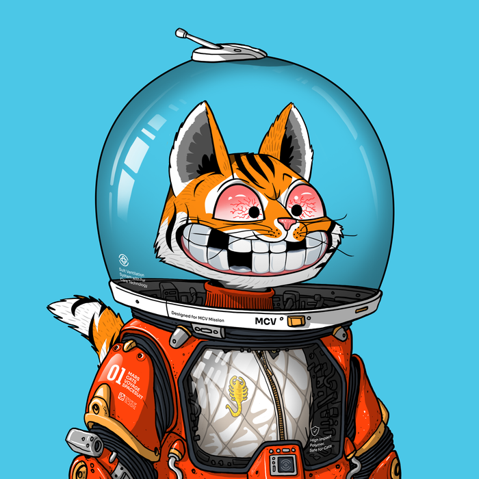 Mars Cat in Spacesuit #1285