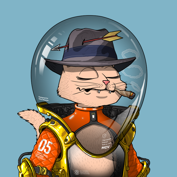 Mars Cat in Spacesuit #644